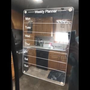 dry erase board and markers